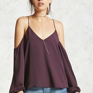 Contemporary Open-Shoulder Top